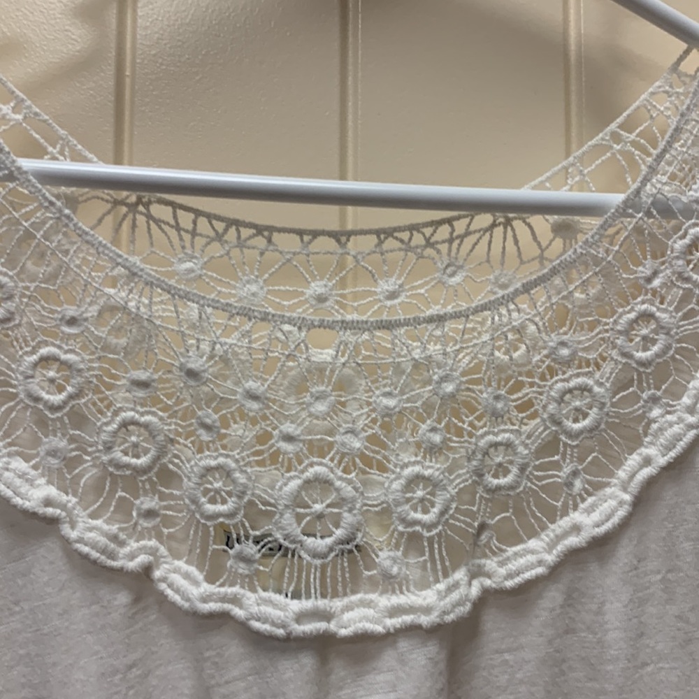 Womens Lucky Brand Short Sleeve Top - Picture 3 of 6